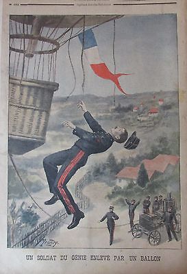 AEROSTAT JUPITER OURAGAN MITRY CLAYE SEQUESTRéE BORDEAUX LE PETIT PARISIEN 1896 