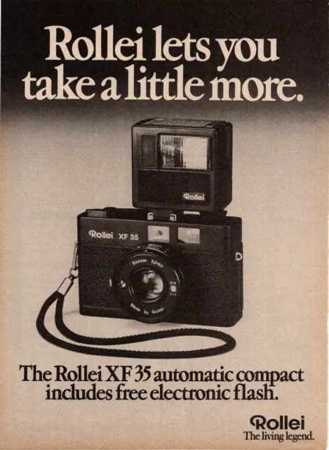 (Cam1) Camera Advert 11X8" Rollei Xf35