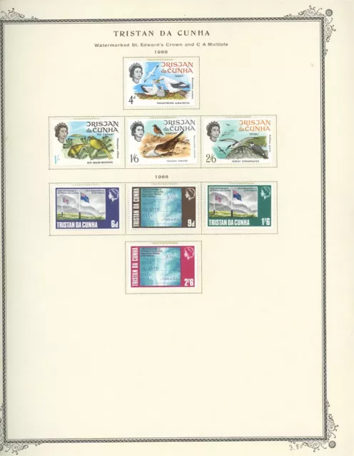 TRISTAN DA CUNHA Album Page Lot #150 - SEE SCAN - $$$