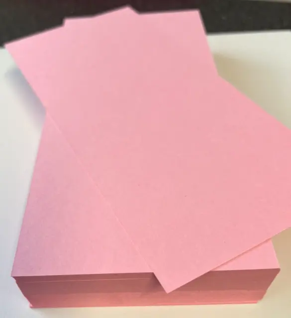 10 x COLOURED CARDSTOCK SHEETS paper card making scrapbooking invitations pink