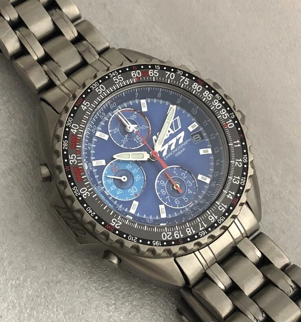 Montre Vintage Orient Chronographe Ana-Digital M98423B - Années 90 - Japonaise - Neuve