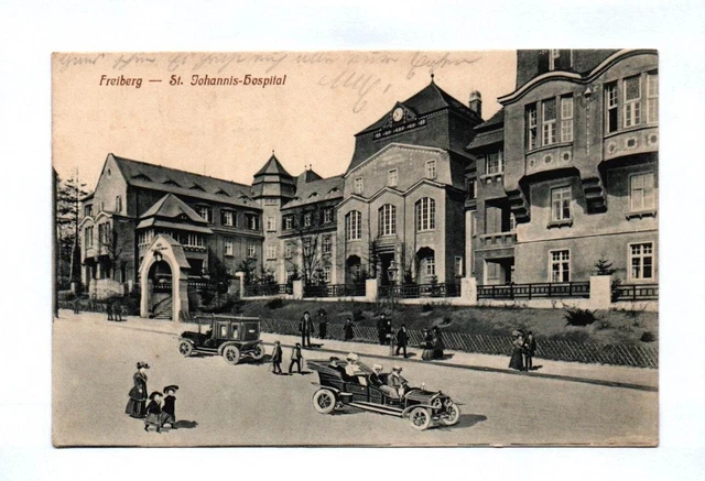 Ak Freiberg Pz. Johannis Hospital 1918