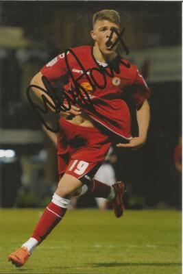 MAX CLAYTON Signed 12x8 Photo CREWE ALEXANDRA & ENGLAND COA 