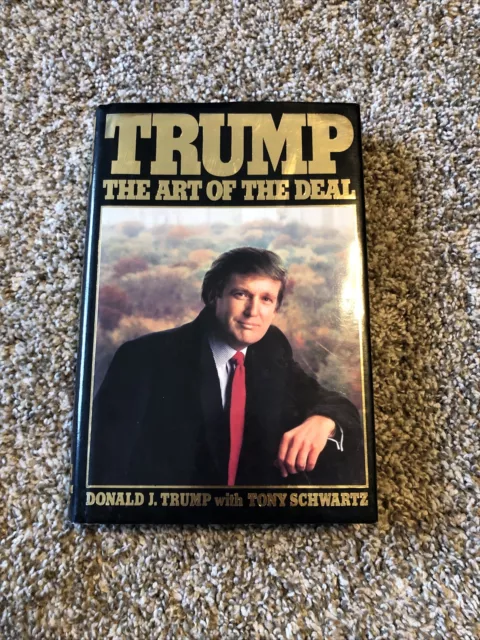 President Donald Trump SIGNED Art Of The Deal Book (pre-90s with old signature)