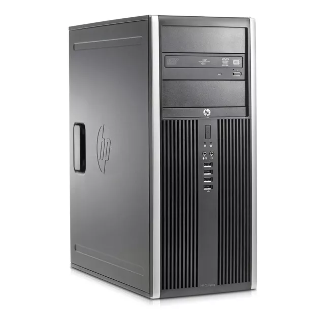 HP Compaq 8100 Elite Cmt Bureau PC À 2000 GB HDD 16 RAM Intel i7 Ordinateur W10