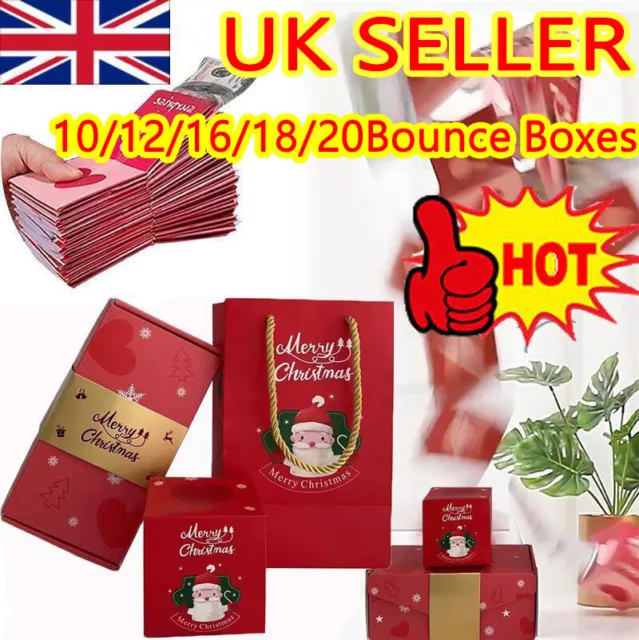 Surprise Gift Box Set, Creative Folding Bounce Surprise Gift Box Christmas UK