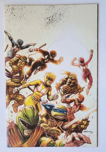 Mighty Morphin Power Rangers Teenage Mutant Ninja Turtles #1 Eastman Variant