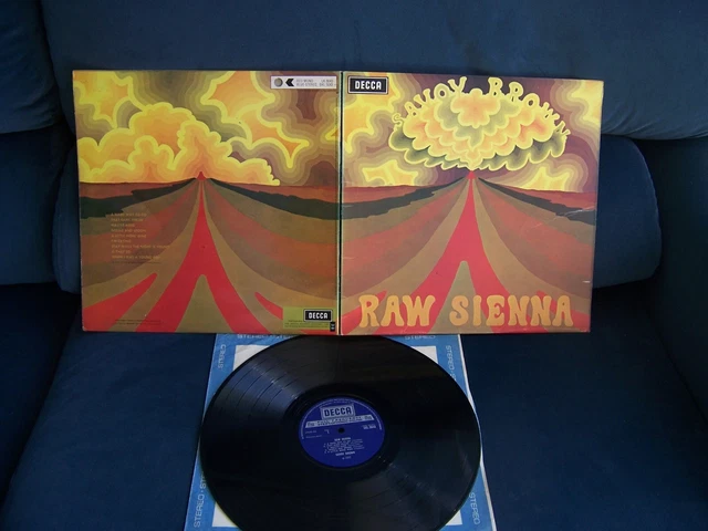 SAVOY BROWN RAW SIENNA 33rpm stereo LP blue Decca label 1970 gatefold sleeve