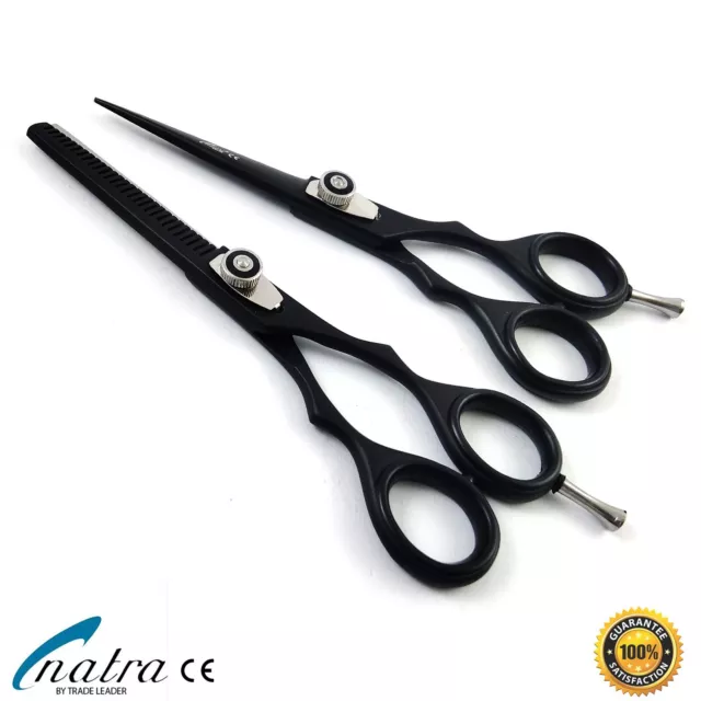 2x Tijeras de Peluquería 5,5'' Tijera Peluquería 14CM Modelar