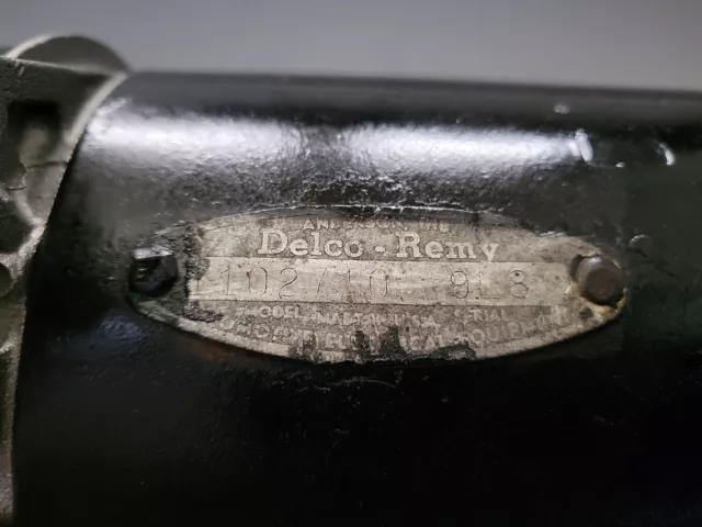 Restaurato Delco Remy Generatore W/ OEM Etichetta #1102710 9L8