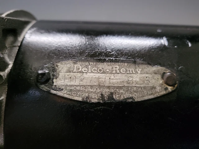 Restaurato Delco Remy Generatore W/ OEM Etichetta #1102710 9L8