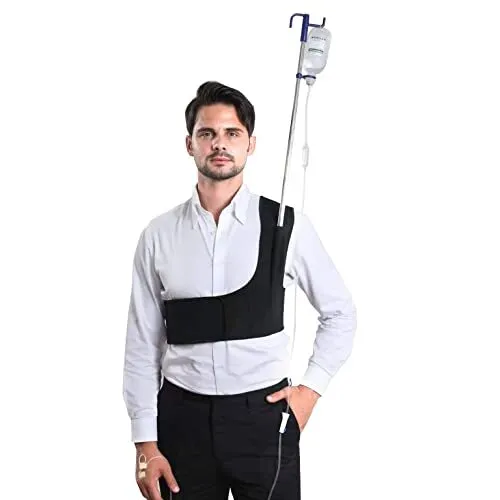 Wearable and Adjustable Height IV Poles Portable Stainless Steel IV Poles