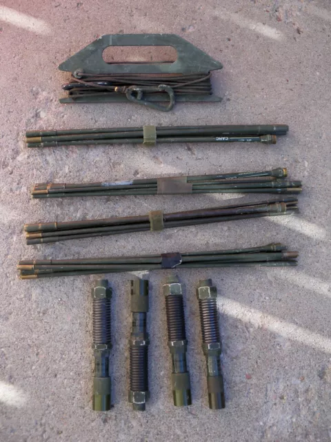 Military Manpack PRC Radio CARC Antenna Lot A3256529-1 Handheld Tiedown Spool
