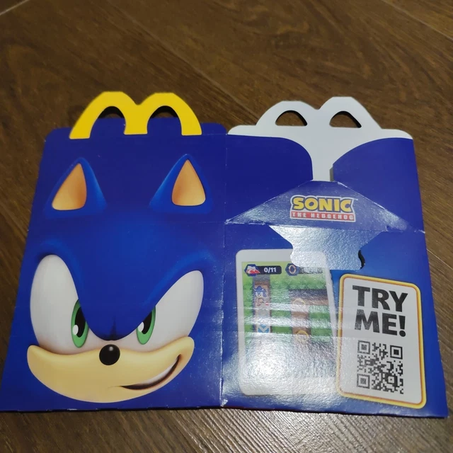 SONIC THE HEDGEHOG McDonald's Happy Meal Box 2024 EUR 5,56 PicClick DE