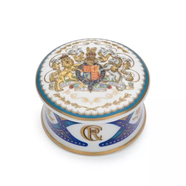 OFFICIAL ROYAL COLLECTION King Charles Iii Coronation Pillbox Pre Order ...