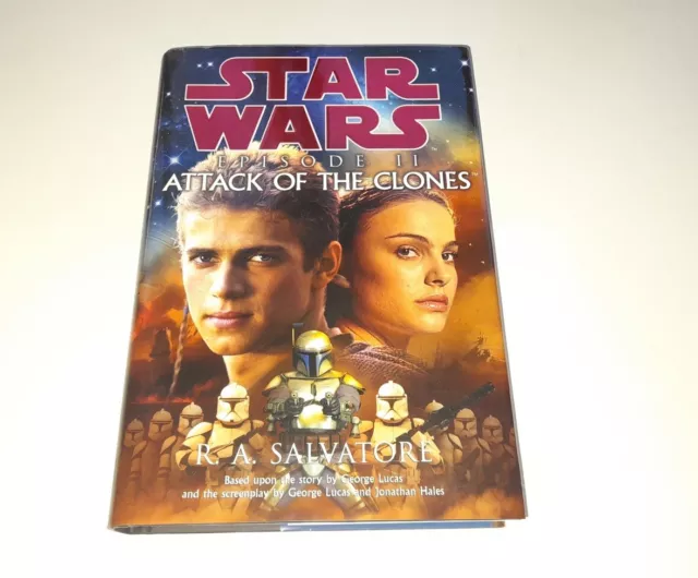 Star Wars Episode II Attack of the Clones 2002 Hardcover Movie Novel