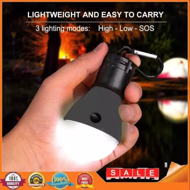 LED Camping Hanging Light Travel Portable Tent Fishing Lantern Emergency Lamp