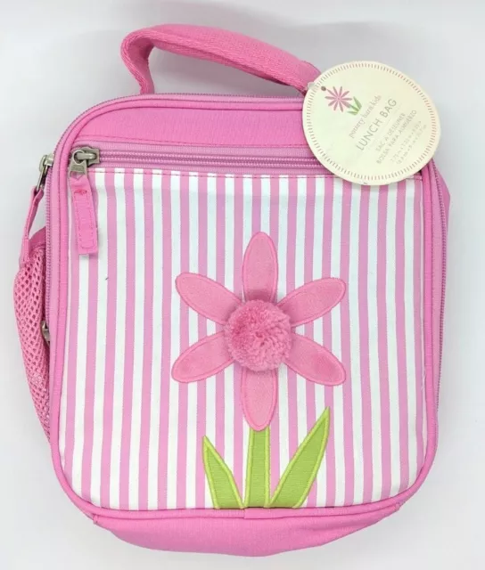 ~ Pottery Barn Kids ~ Striped Critter Daisy Lunch Bag