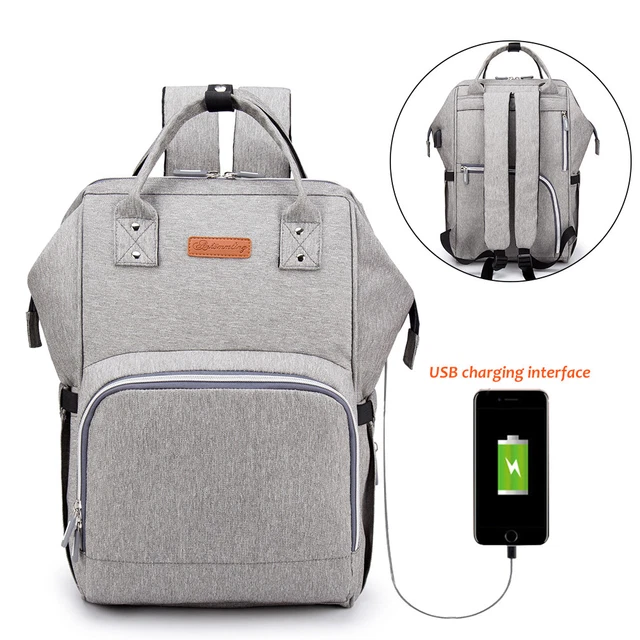 Baby Diaper Bag Mummy Maternity Nappy Backpack Nursing Travel Bag Large Capacity 3