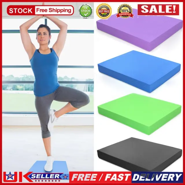 Foam Balance Pad Physiotherapy Mat Core Stability Training Non Slip Yoga Gym