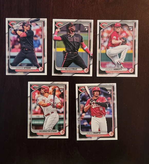 2024 BOWMAN Cincinnati Reds Team Set Veterans & RC Elly De La Cruz 5