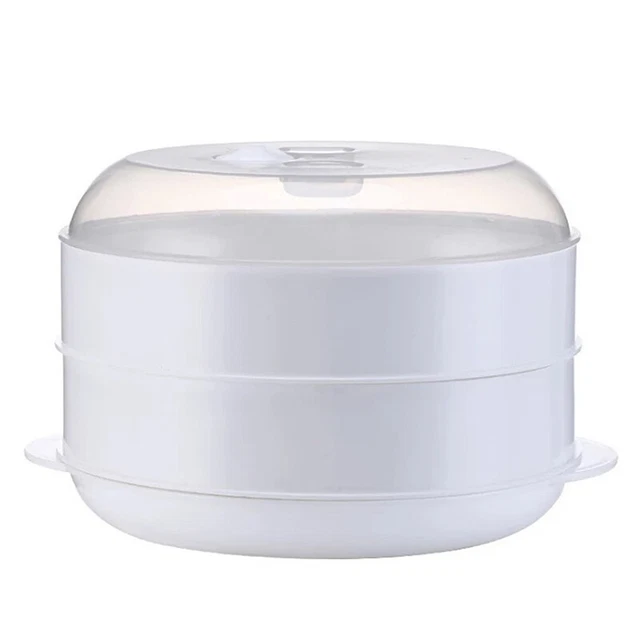 RICE STEAMER DUMPLING Container Microwave Oven Special Steamer Steamed