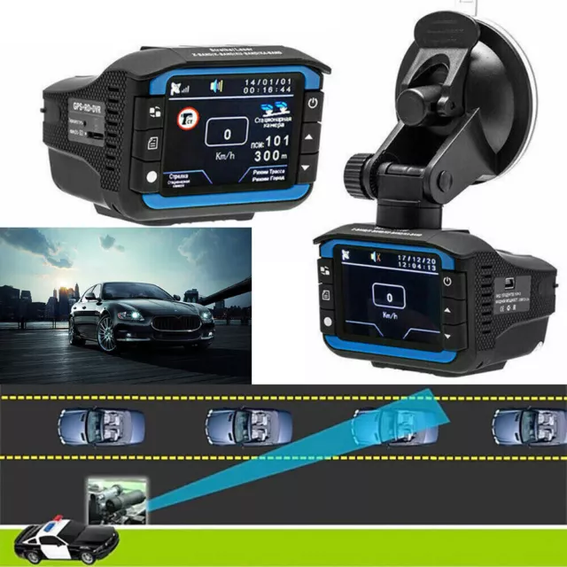 1080P Anti Radar Laser Speed Detector Car DVR Recorder Video Dash Camera Night