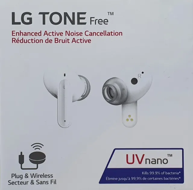 LG TONE Free FN6 (HBS-FN6), In-ear Wireless Kopfhörer Bluetooth Weiß (MC0335-3)