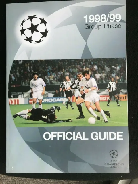 Manchester United 1999 Treble Season Uefa Official Guide Group Phase Vip