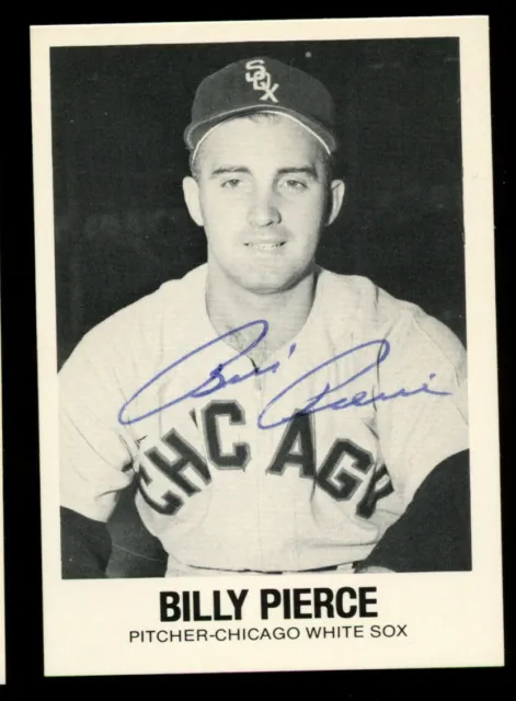 Billy Pierce #30 signed autograph 1977 TCMA Renata Galasso Inc. Baseball Card