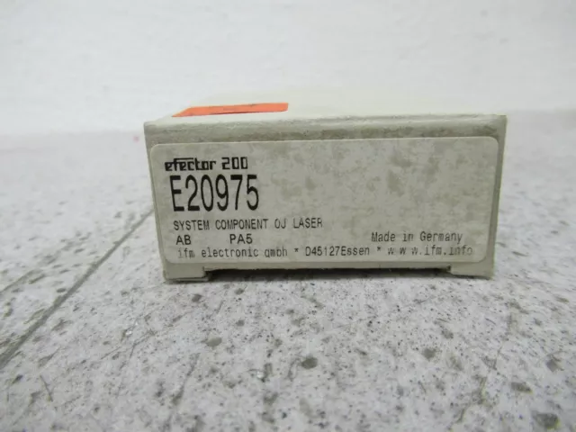 ifm electronic E20975 efector 200 System component OJ Laser unbenutzt 2