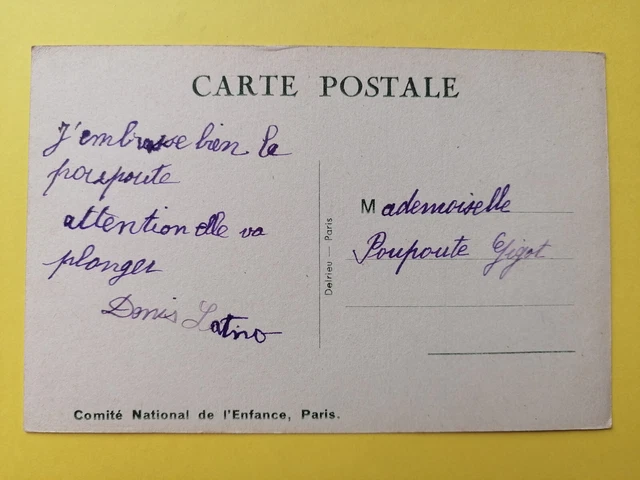 CPA DESSIN HUMOUR Signée Jim PATT L'ORAGE Gronde, La PLUIE Tombe le