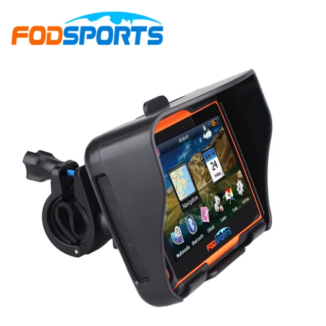 Wasserdicht 4,3" Zoll Motorrad GPS NAV Bluetooth Auto Navigationsgerät 48 Länder 3