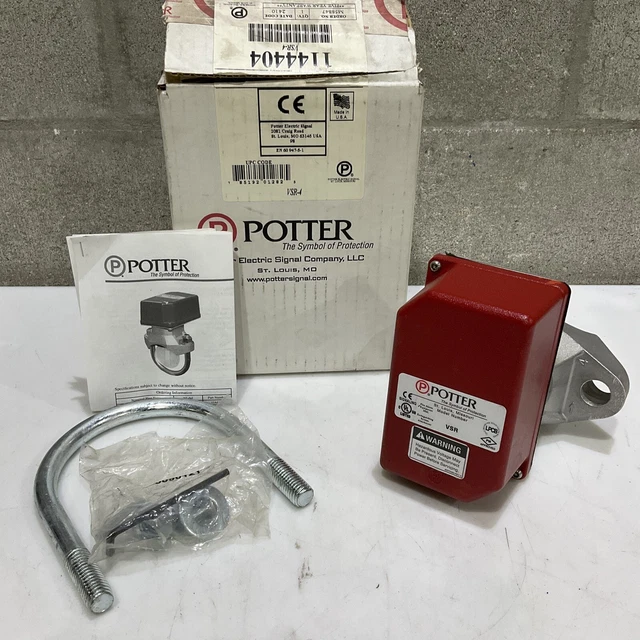 Potter Vsr-4 1144404 Water Flow Alarm Switch 373