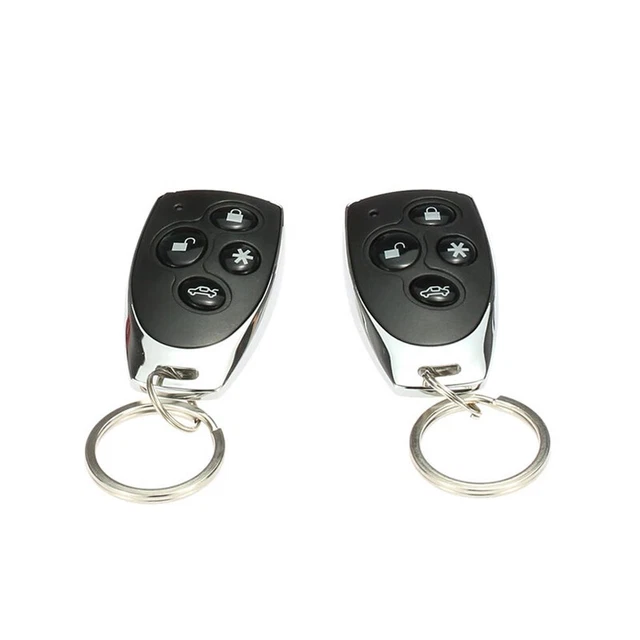 12V Car Keyless Entry Engine Start Alarm Kit Remote Control Central Door Locking 3