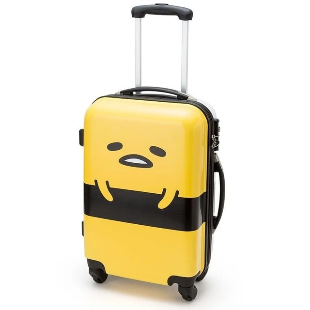 Sanrio Gudetama Carry Case Bag Yellow TSA Lock 31L Suitcases Bag Japan New