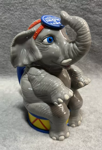 Ringling Brothers And Barnum & Bailey Circus Elephant Cup Mug Flip Lid Souvenir