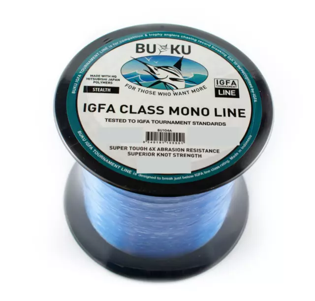 Free Express Shipping - Buku IGFA Class Stealth 1000m -Monofilament Fishing Line