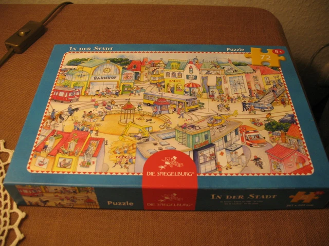 Puzzle Kinderpuzzle Kinder 72 Teile Die Spiegelburg IN DER STADT vollständig
