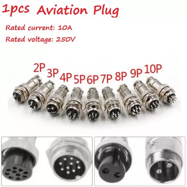 Câble de connexion d'aviation fiable GX162345678910 pour des connexions de qual