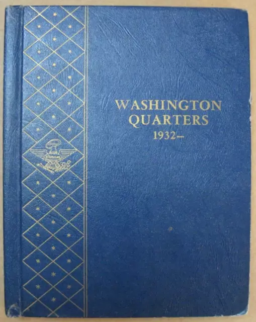 Used Older Whitman Bookshelf Washington Quarter Album 1932-1962 ~ Empty No Coins