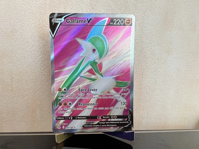Carte Pokémon Gallame V 181/196 Full Art Origine Perdue EB11 FR Neuf