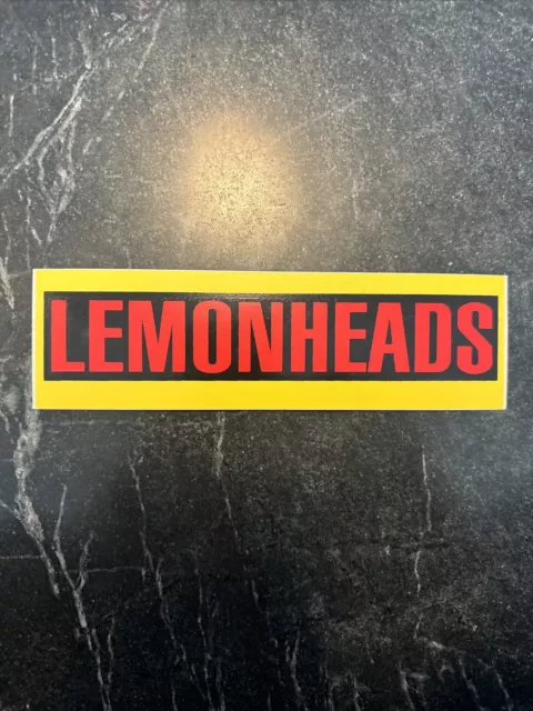 Lemonheads Evan Dando Vtg sticker Decal 90s Concert Promo Rare Vinyl 7”