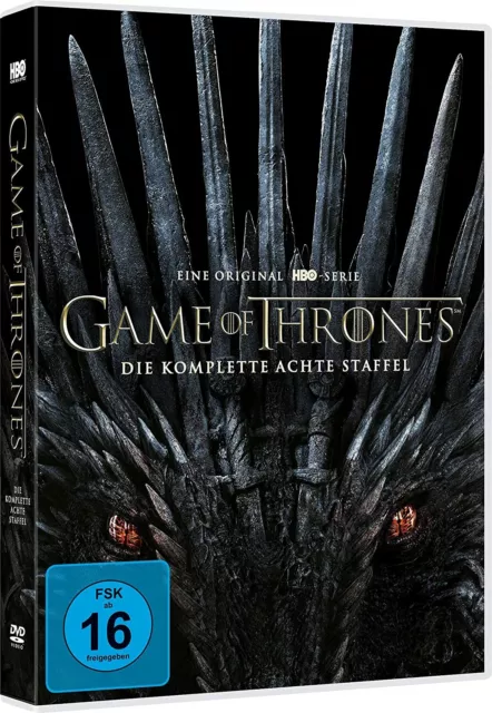 Game of Thrones - Staffel 8 [4 DVD's/NEU/OVP] Das Ende Saga/ Amaray Case