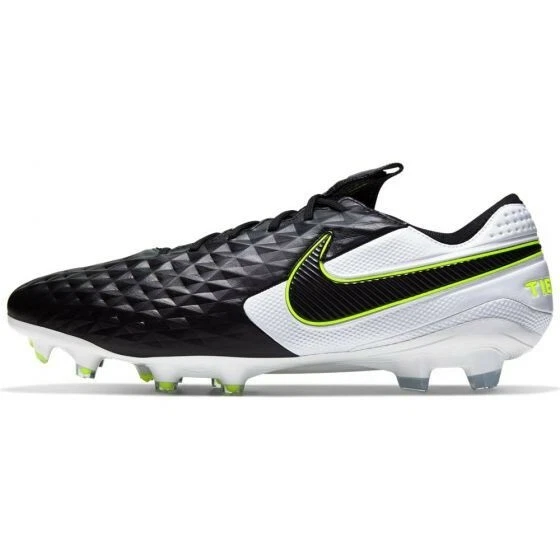 Nike Legend 8 Elite FG UK 7 EUR 41 CM 26 New Black White Volt AT5293 007