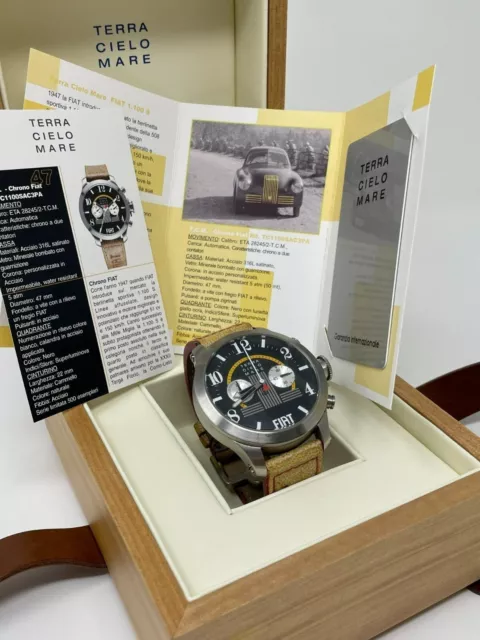 Orologio cronografo TCM Chrono Fiat serie limitata 500 esemplari.