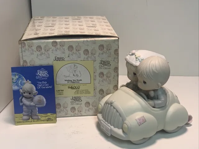 RETIRED 1988 Precious Moments "Wishing You Roads of Happiness" by Enesco #520780