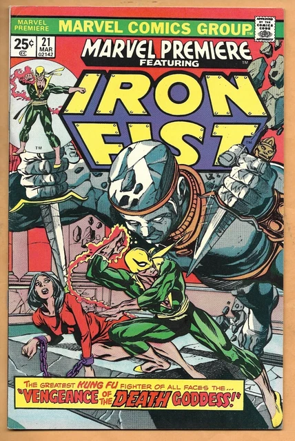 Marvel Premiere No. 21 (1975) IRON FIST! 1st Appearance of MISTY KNIGHT! VF-
