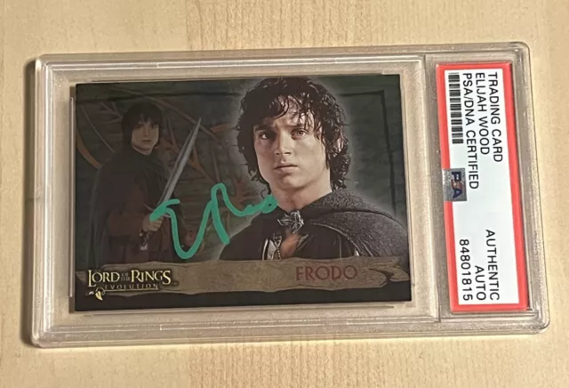 2006 Topps Frodo ELIJAH WOOD SIGNED AUTO #P1 Lord of the Rings PSA/DNA