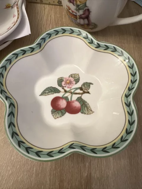 1 x Villeroy & Boch  🍒 Schale 🍒Kompottschale Nachtisch French Garden